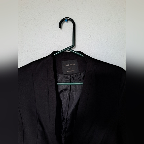 Love Tree Black Blazer - Picture 3 of 7